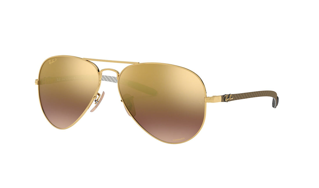 RayBan 8317CH Polarized Sunglasses - UV Protection, Classic Aviator Style for Men & Women - Perfect for Driving, Outdoor Sports & Travel