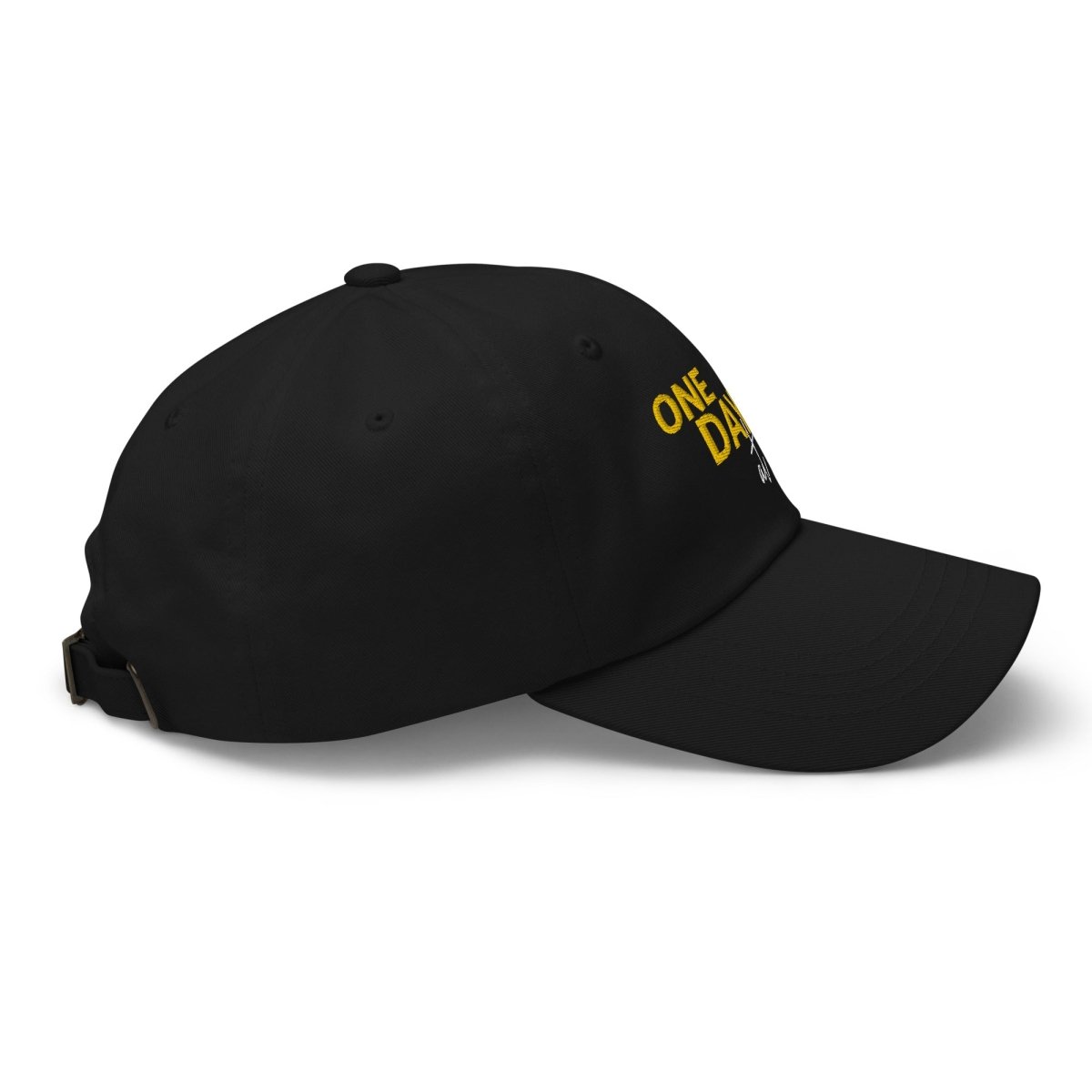 One Day At A Time Embroidered Dad Hat - Adjustable Cotton Baseball Cap for Men & Women - Perfect for Casual Wear, Outdoor Activities, and Daily Fashion