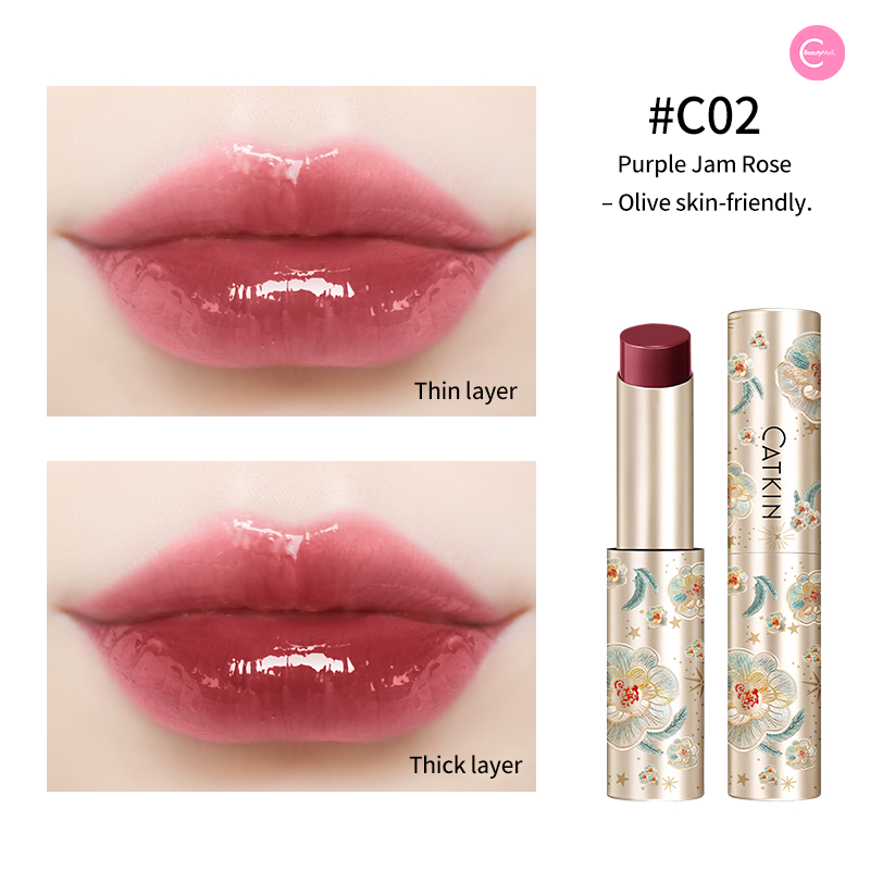 CATKIN Waterlight Color Changing Lip Balm - Hydrating Moisturizing Tinted Lip Care for Dry Lips - Perfect for Daily Use, Makeup, and Natural Look