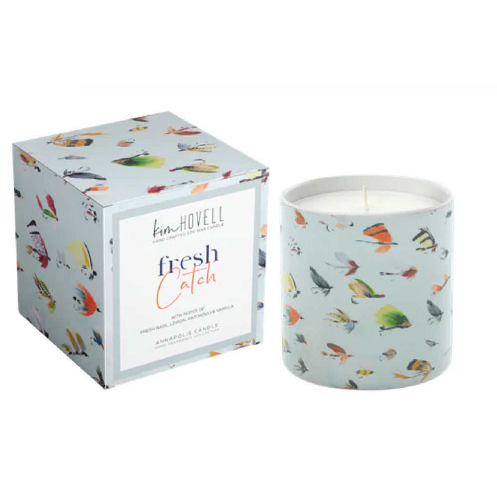 Annapolis Candle Fresh Catch Boxed Candle - Aromatic Soy Wax Candle for Home, Office & Gifts - Perfect for Relaxation, Meditation & Creating Cozy Atmosphere