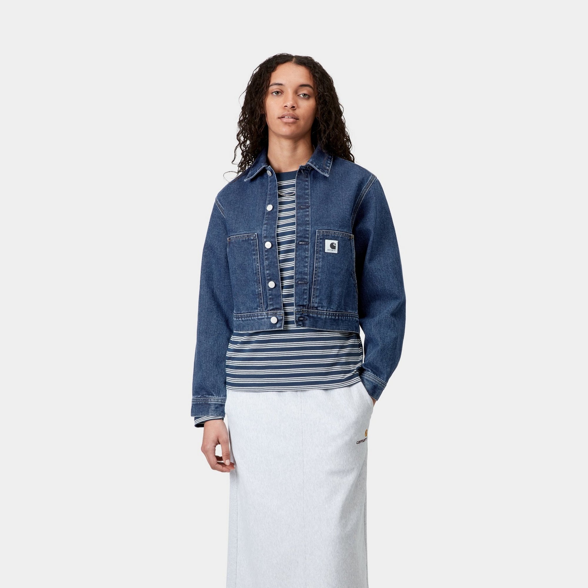 Women's Arca Jacket - Lightweight Waterproof Windbreaker for Hiking & Outdoor Activities | Stone Washed Blue | Perfect for Camping, Travel & Everyday Wear