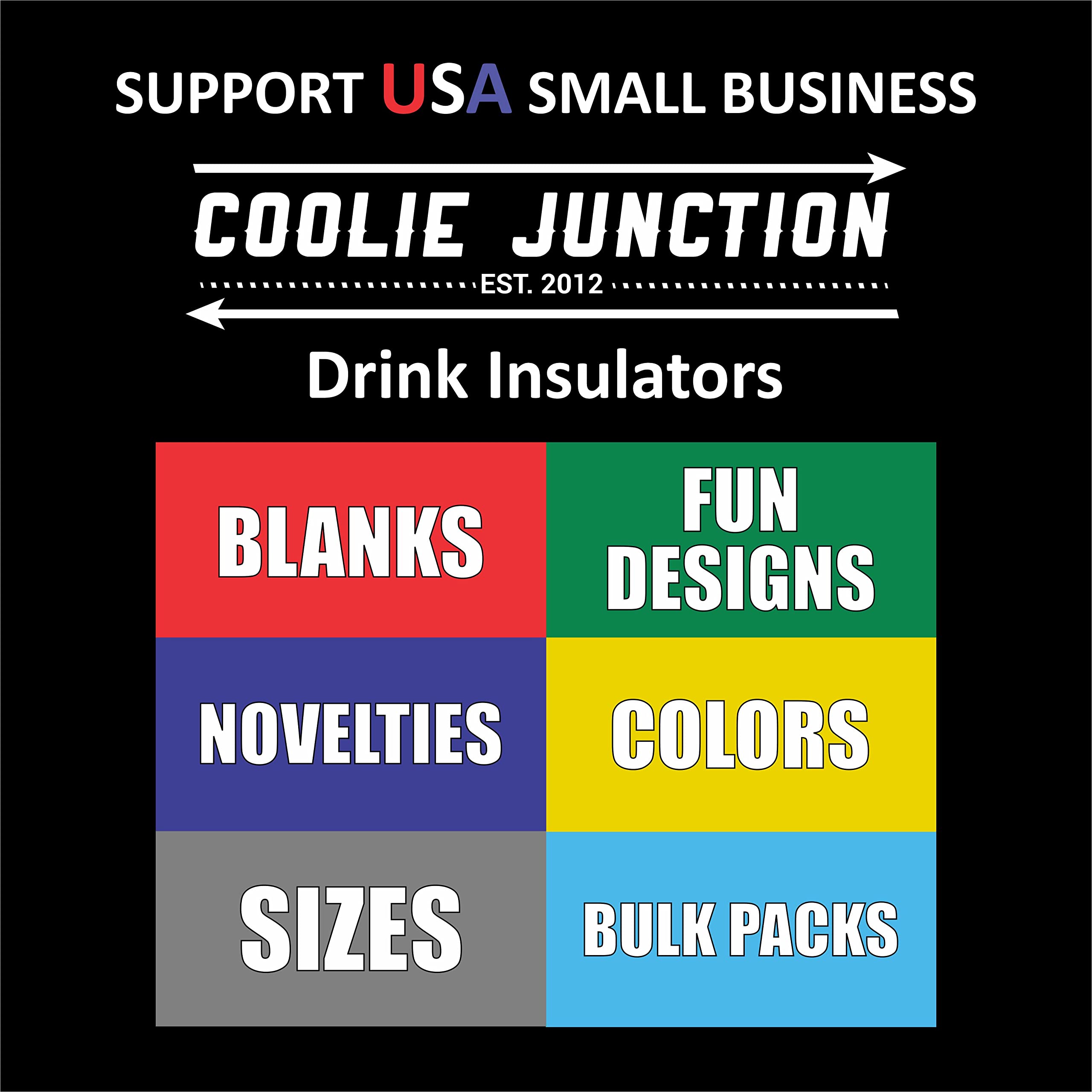 Neoprene Slim Can Cooler (2 Pack, Turquoise) - Insulated Beverage Sleeves for Beer, Soda & Energy Drinks - Perfect for Parties, BBQs & Outdoor Activities