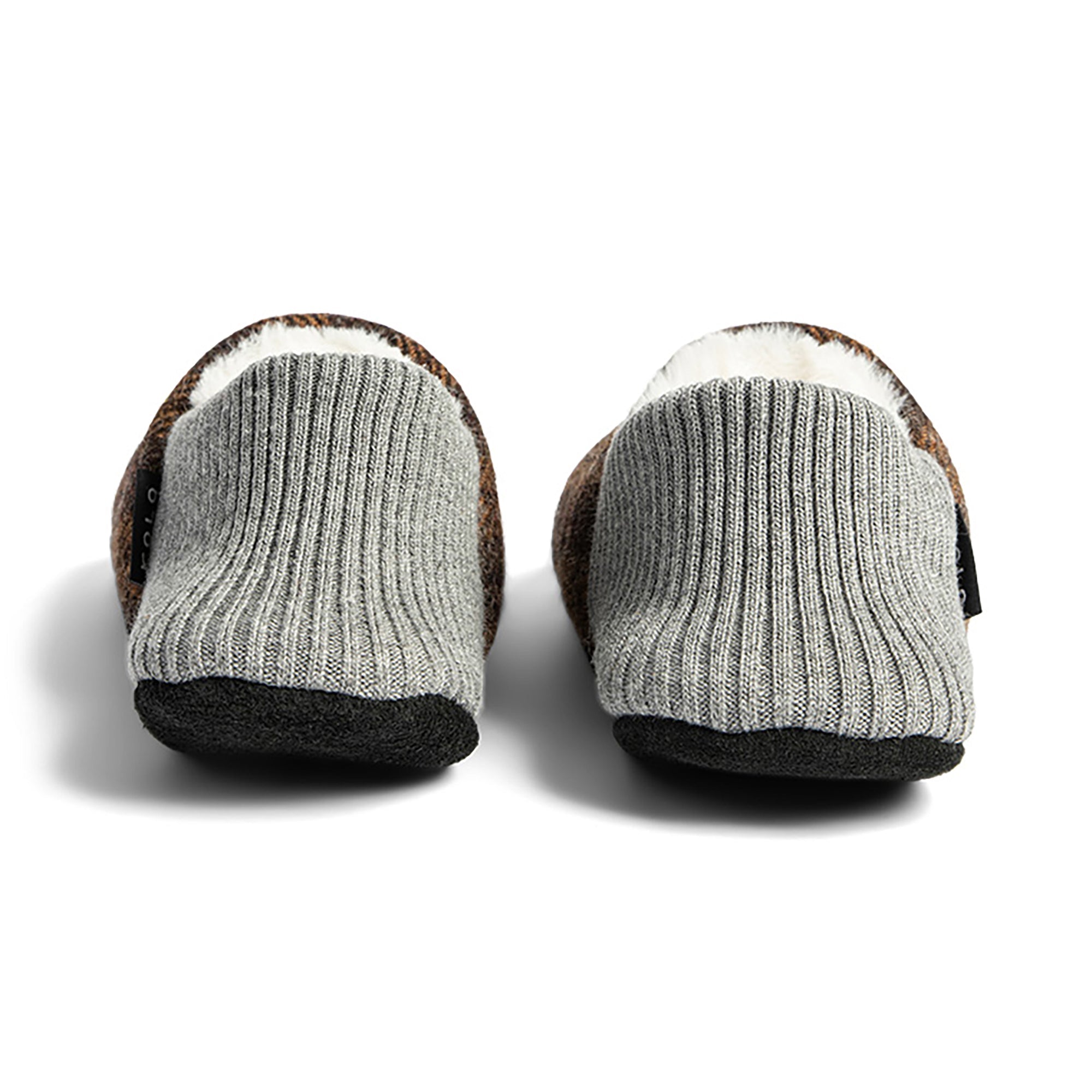 Lanton Tweed House Slippers - Cozy Fur Lined Indoor Shoes for Women & Men - Perfect for Winter Comfort at Home, Office, or Relaxing by the Fireplace