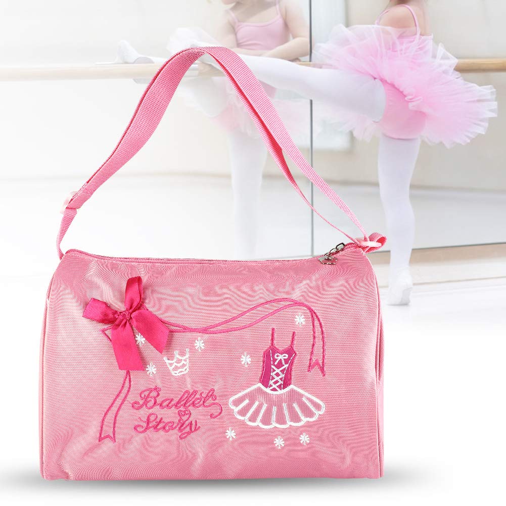VGEBY Girls Ballet Dance Backpack - Waterproof Swim Bag for Kids with Embroidered Design - Perfect for Dance Classes, Swimming Lessons & Travel Accessories