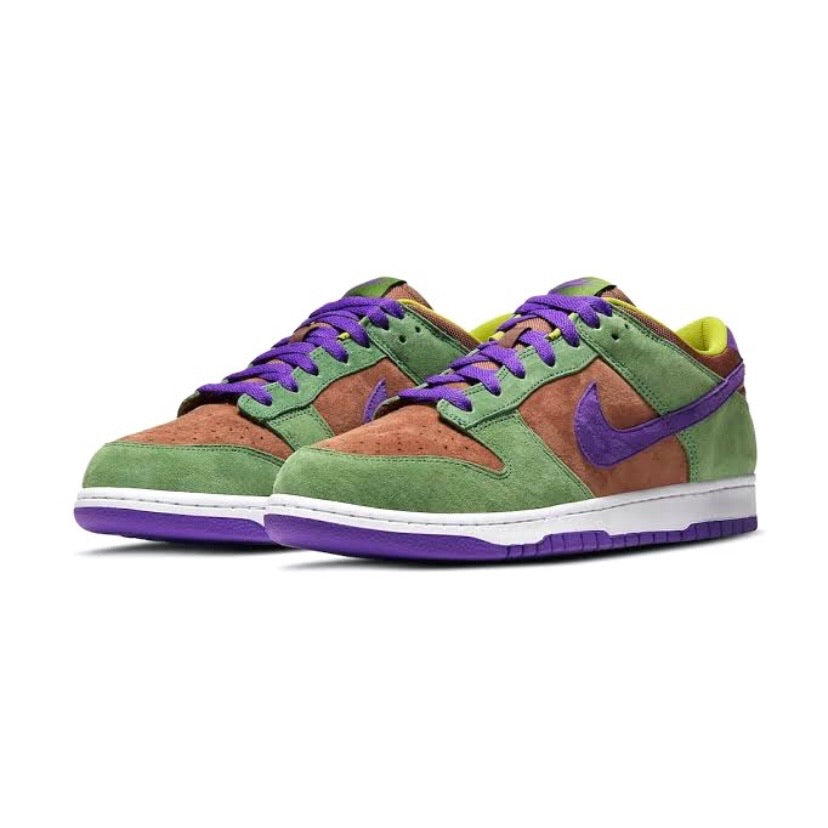 Nike Dunk Low Veneer Deep Purple Sneakers 2020 - Men's & Women's Casual Shoes for Running, Walking, and Streetwear Fashion
