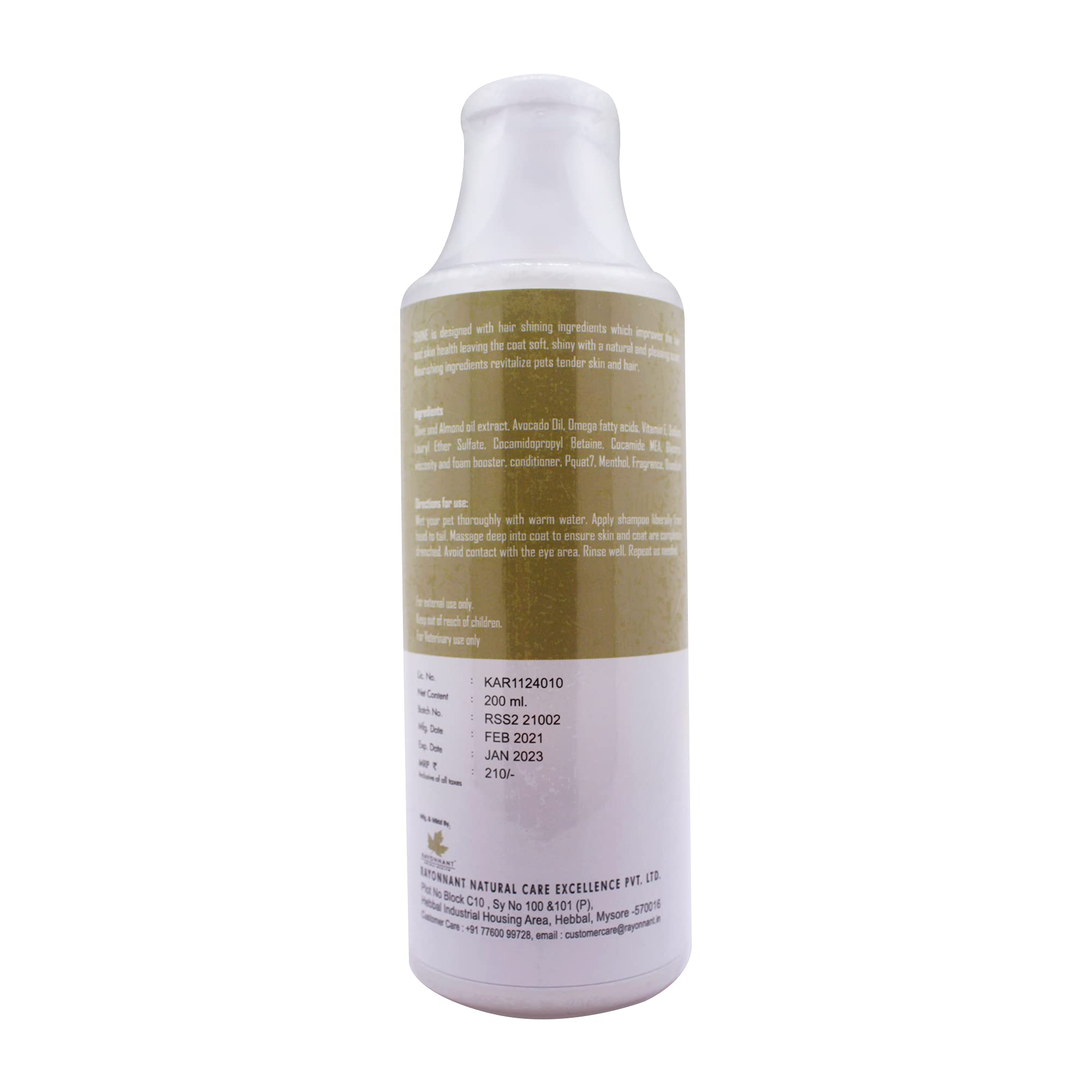 Race Products Shine Hair Shining Shampoo - 200ml for Smooth & Glossy Hair - Perfect for Daily Use & Special Occasions
