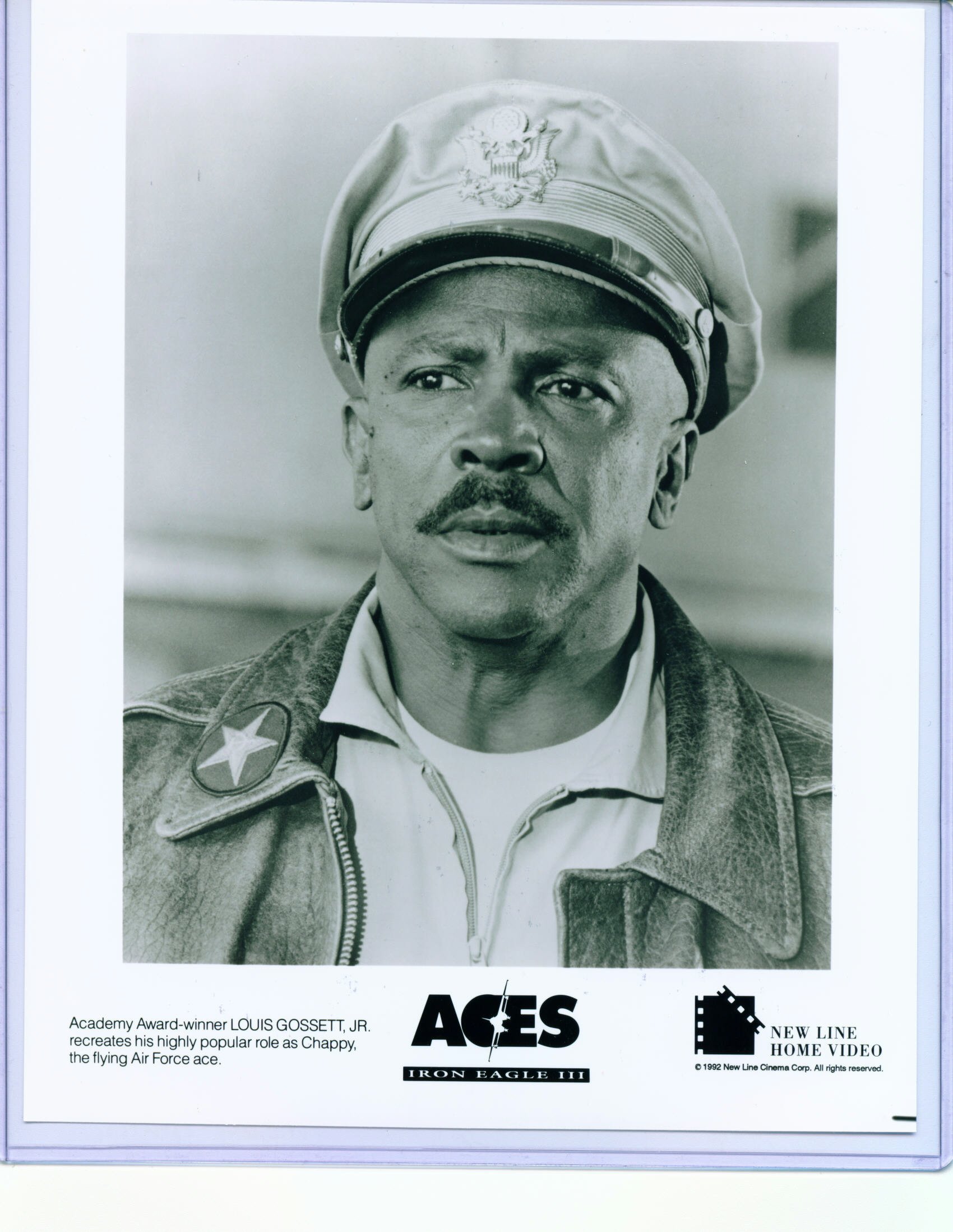 Aces Iron Eagle III Movie Promotional Publicity Photo - Louis Gossett Jr. - Perfect for Film Memorabilia Collectors & Aviation Enthusiasts