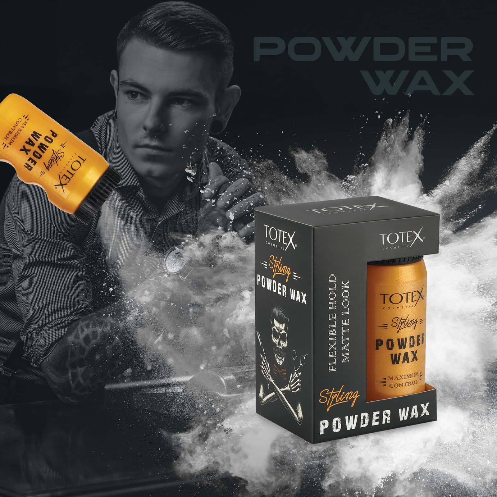 Matte Hair Styling Powder Wax - Unscented Thickening & Volumizing Texture Powder for Men & Women - Flexible Hold, Dye-Free, 20g (Pack of 1) - Perfect for Beach Waves, Messy Looks & Everyday Volume
