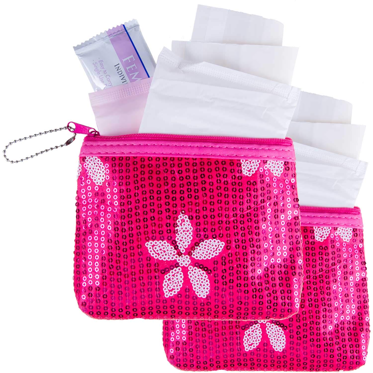 Organic Biodegradable First Period Kit for Girls 11-14 | Tween Pads & Liners | School Period Bags & Pouch | Teen Girl Menstrual Care | Perfect for School, Travel & Emergency Use