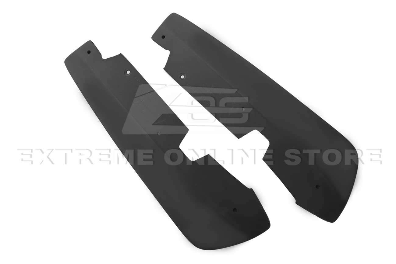 Replacement Rear Bumper Lower Lip Splitter for 2015-2021 Subaru WRX STi | JDM Charge-Speed Style Polyurethane Apron Pair (Matte Black) | Enhance Aerodynamics & Sporty Look for Street Racing & Car Shows