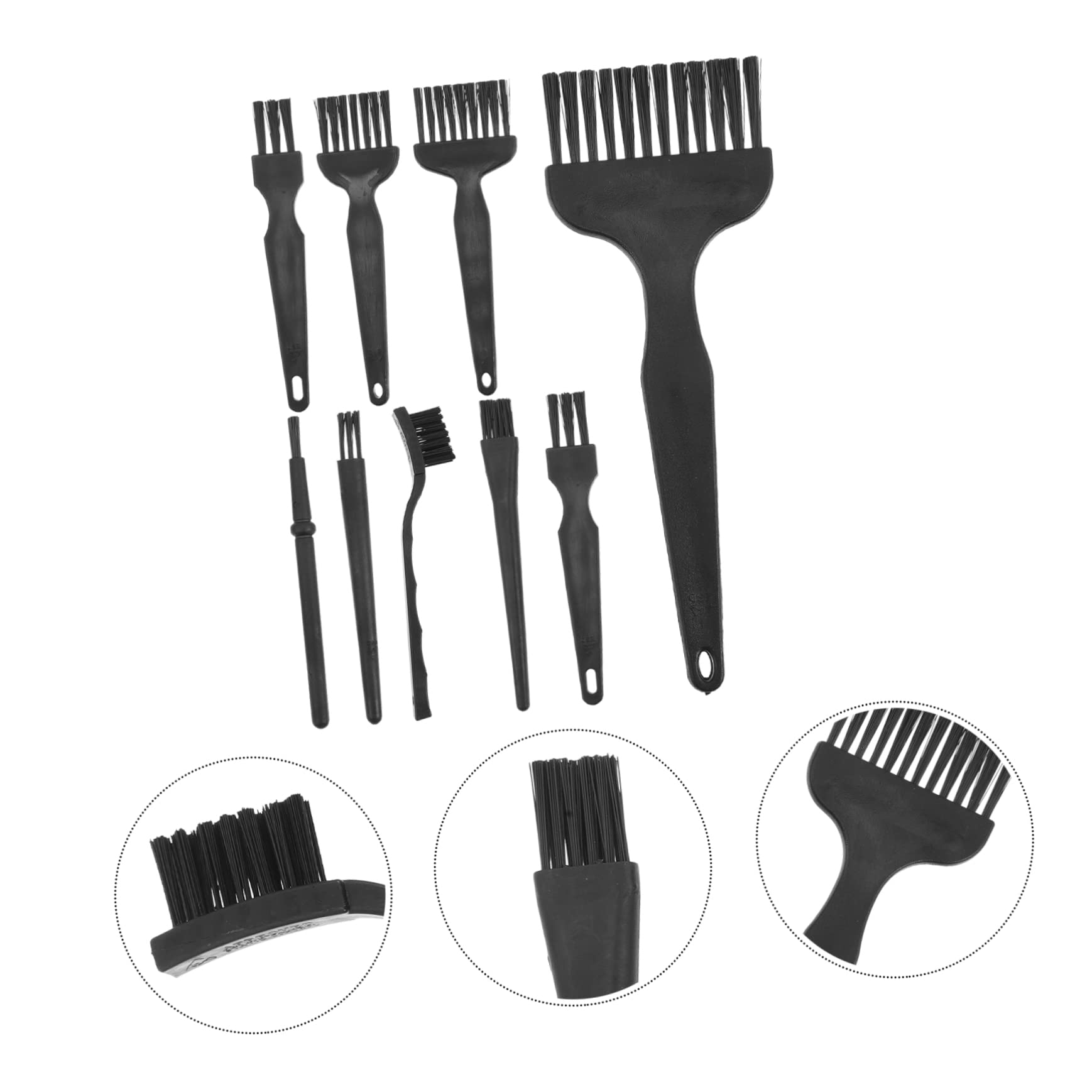 16Pcs Electric Shaver Cleaning Brush Kit - Black for Trimmer & Razor Care