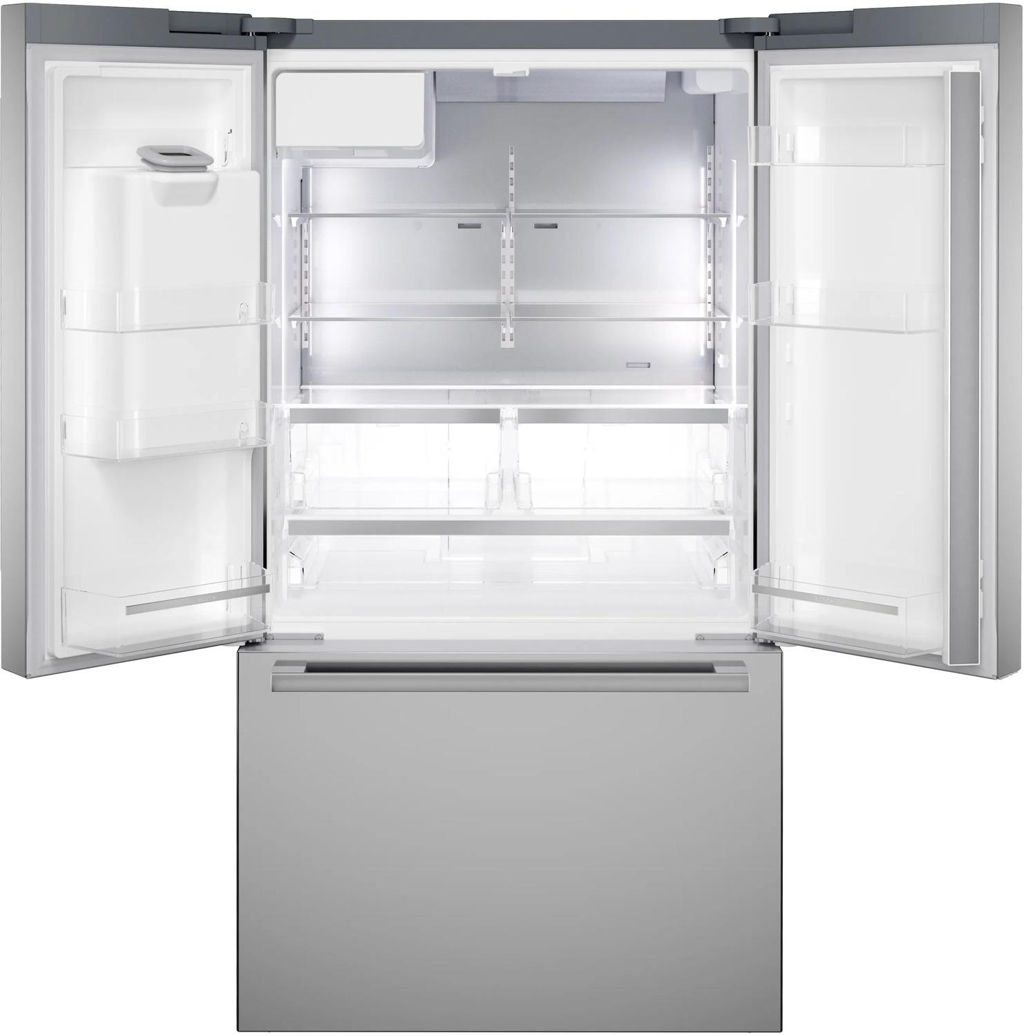 Bosch B36CD52SNS 500 Series 36-Inch French Door Refrigerator - Stainless Steel with Anti-Fingerprint, No Frost Technology - Perfect for Modern Kitchens & Open-Concept Homes