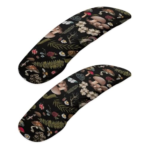 Aesthetic Mushroom Plants Pattern