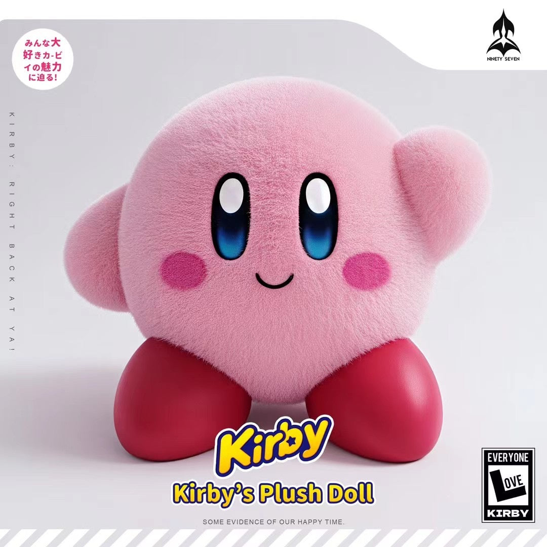 Ninety Seven Studio Kirby Plush Toy - Cute Star Kirby Stuffed Animal for Kids & Collectors | Perfect Gift for Gamers, Birthday & Home Decor