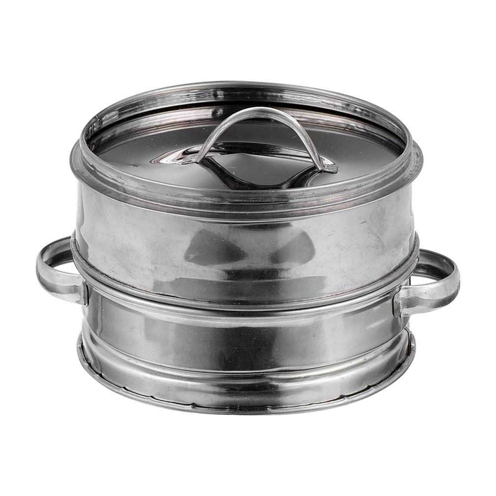 **Hemoton 30CM Bamboo Steamer Basket Set with Stainless Steel Lid – Perfect for Steaming Dim Sum, Dumplings, Bao Buns, Rice, Fish & Vegetables – Ideal for Asian Cooking & Healthy Meals**