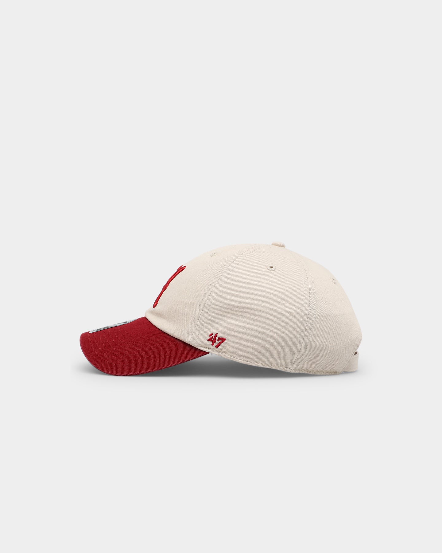 47 Brand Alabama Crimson Tide NCAA Adjustable Strapback Hat - Stylish Bone Color for College Football Fans & Game Day Outfits