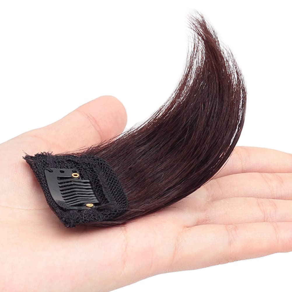 BowieMall Clip-In Human Hair Extensions - Silky Straight Double Weft Hairpiece for Thinning Hair | Invisible Hairpins for Added Volume | Natural Black Color | Perfect for Daily Wear, Parties & Special Occasions