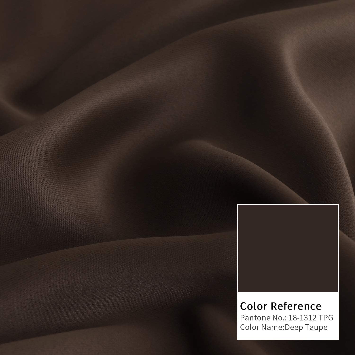 BGment Blackout Curtains for Sliding Glass Doors - 120 Inch Extra Long Room Darkening Curtains for Living Room, Bedroom & Office - Thermal Insulated Privacy Drapes for Doorways & Windows - Brown (1 Panel, 100