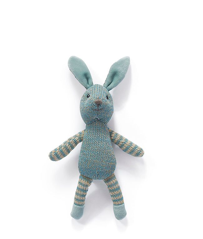 Bobby the Bunny Rattle - Soft Baby Teether Toy with Gentle Sound for Newborns & Infants - Perfect for Soothing, Sensory Play & Early Development