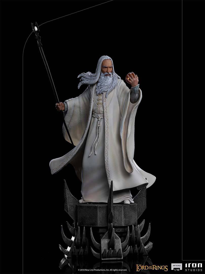 Iron Studios The Lord of the Rings Saruman BDS Art Scale 1/10 Statue - Premium Collectible Figure for Display & Home Decor