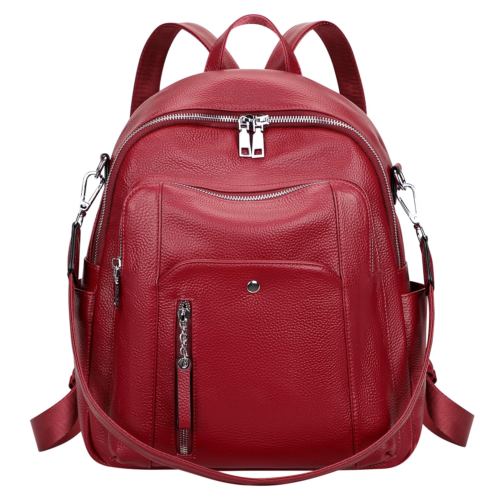ALTOSY Genuine Leather Backpack for Women - Stylish Shoulder Bag & Casual Daypack - Medium Size Laptop Backpack - Perfect for Work, Travel & College