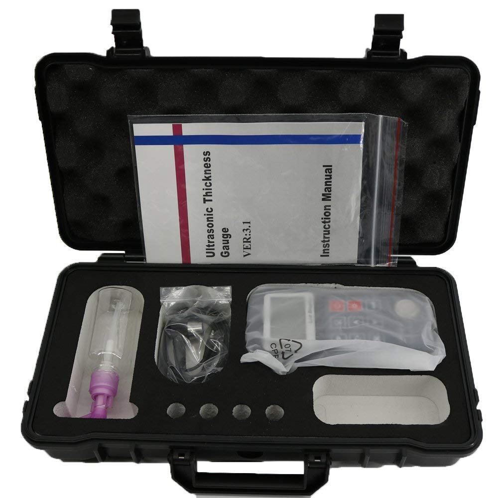 Professional Ultrasonic Thickness Gauge Meter - 0.75mm to 400.0mm (0.03