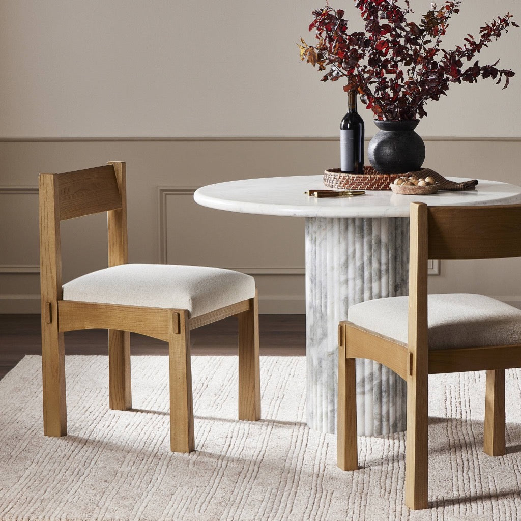 Crofton Dining Chair - Antwerp Natural Wooden Dining Room Chair for Kitchen, Dining Table, and Home Decor