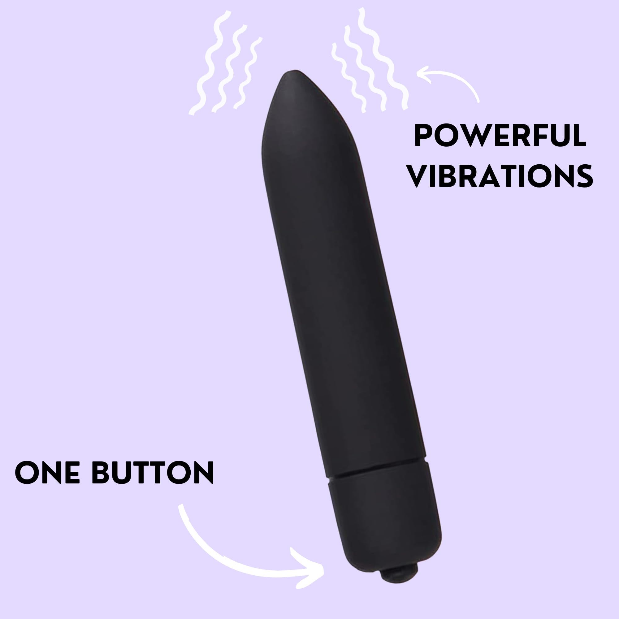 Powerful Bullet Vibrator for Women - Waterproof & Quiet for Personal Pleasure | Bedroom Use