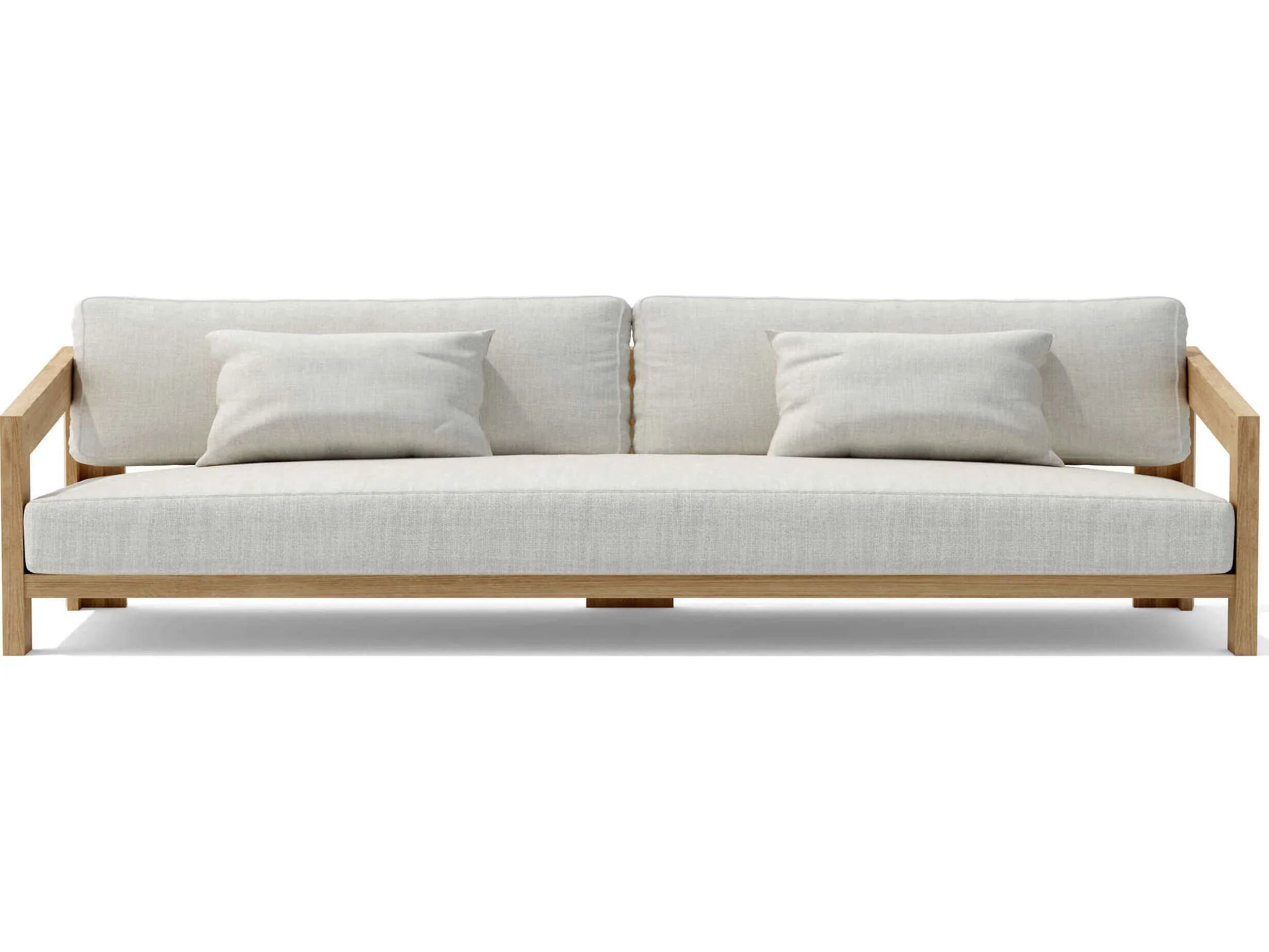 Anderson Teak Smyrna 4-Seat Outdoor Patio Sofa Set DS 853 - Perfect for Poolside, Garden, and Backyard Relaxation