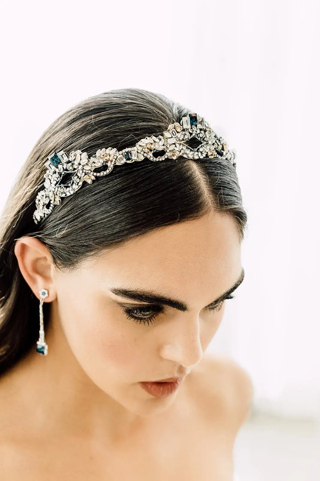 BRILLIANCE CROWN - Elegant Rhinestone Tiara Headband for Women | Perfect for Weddings, Prom, Pageants & Special Occasions