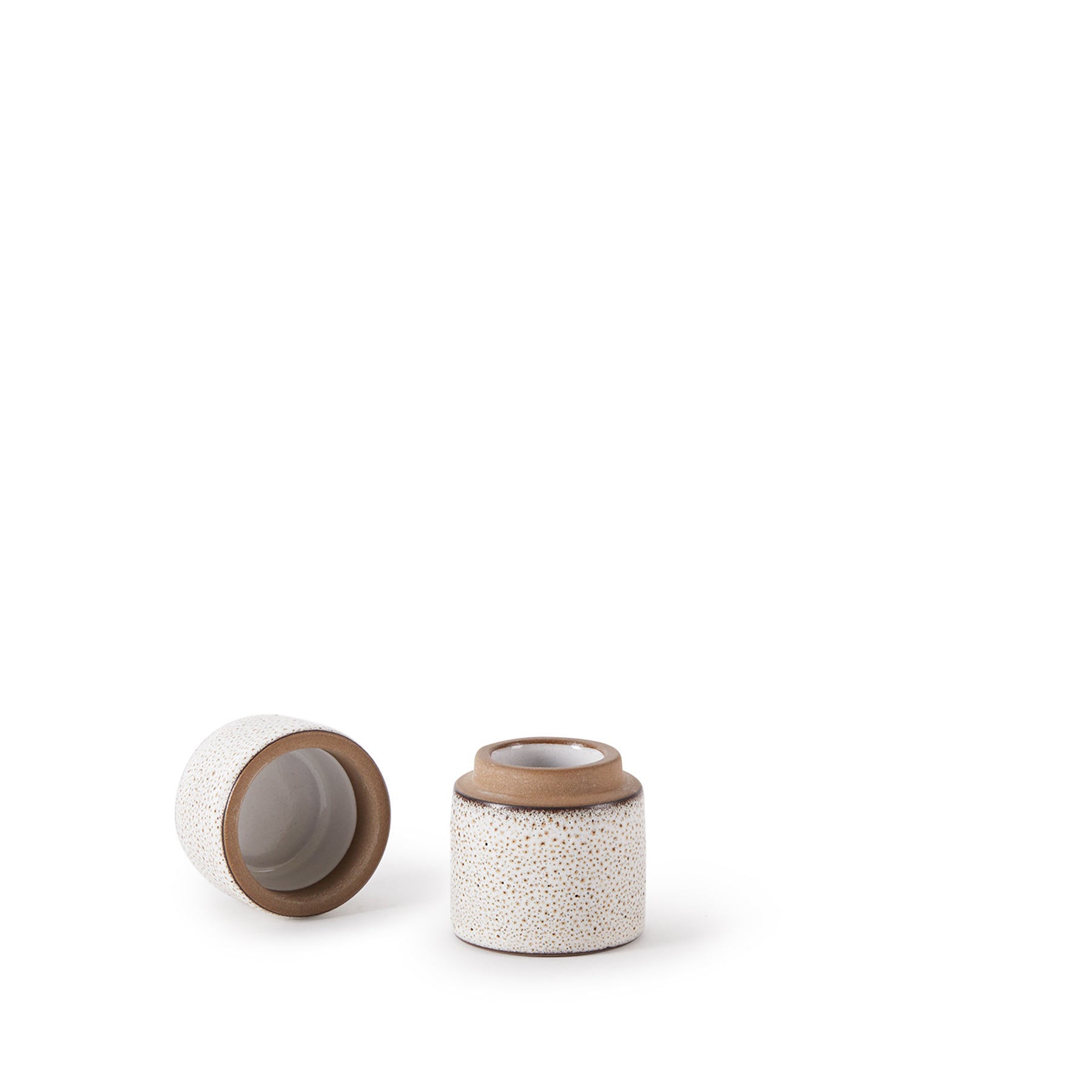 Premium Matchstick Holder - Opaque White & Matte Brown - Perfect for Fireplaces, Candles, and Home Decor