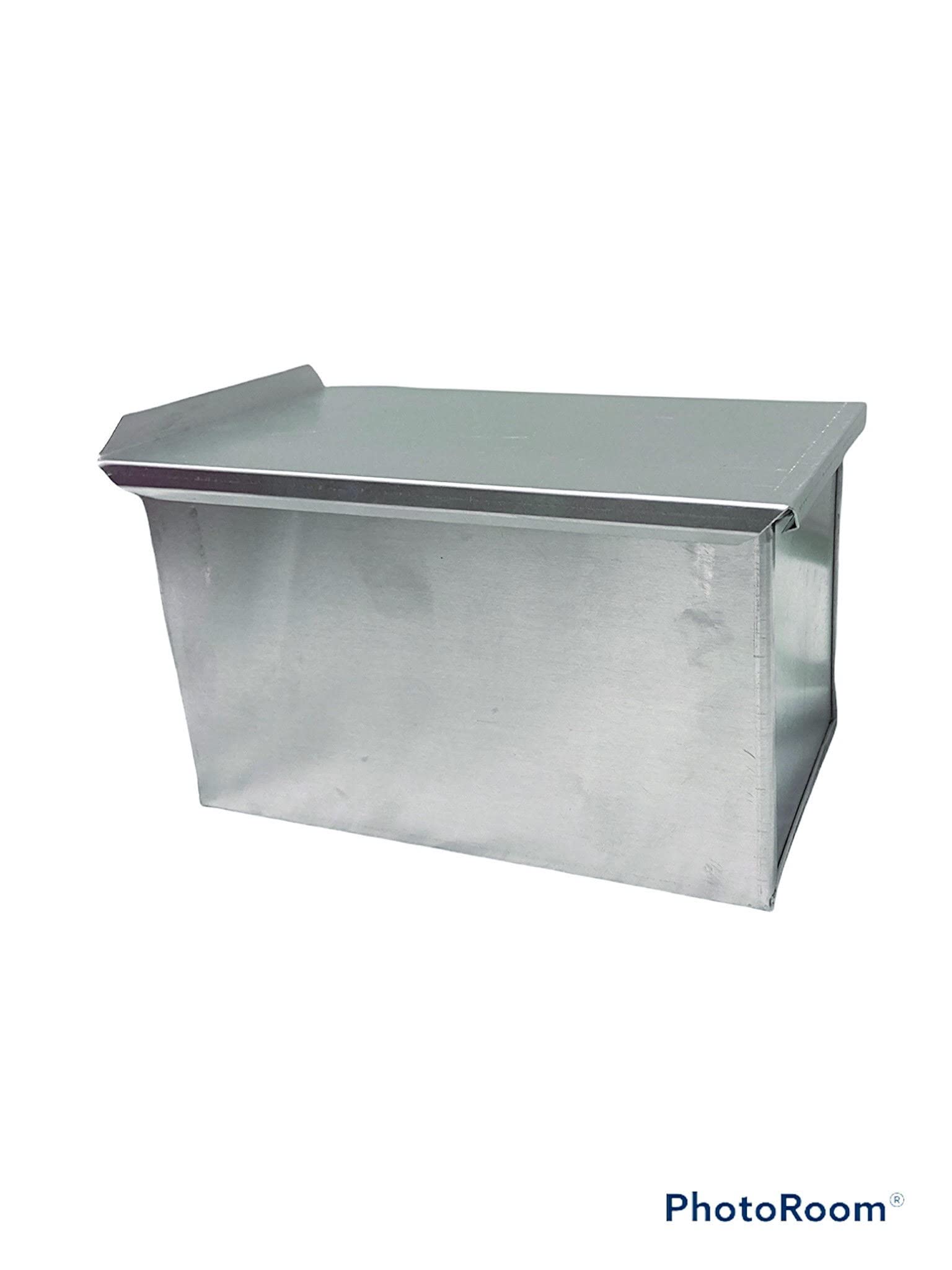 Stainless Steel Bread Loaf Pan with Lid - 19cm Rectangular Baking Tin for Homemade Bread, Cake & Plum Cake | Oven & Microwave Safe | Perfect for Baking, Meal Prep & Gifts