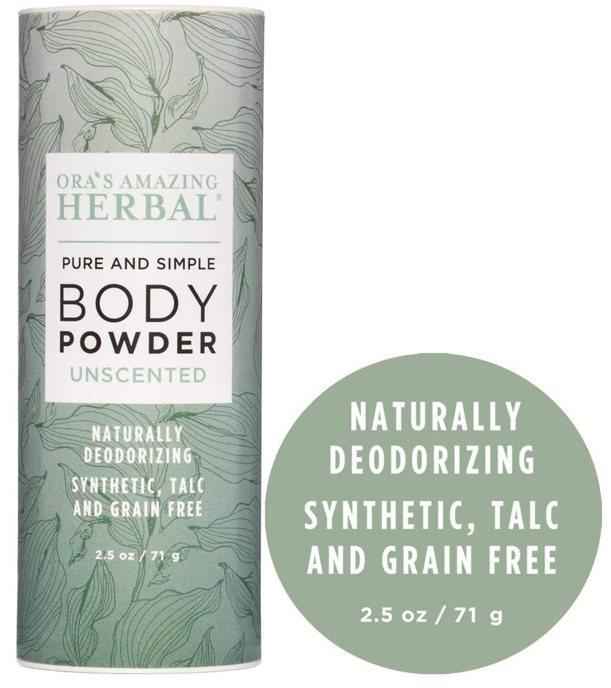 Fragrance-Free Body Powder for Women & Men | Unscented Talc-Free Dusting Powder | Natural After Waxing & Sugaring Care | Foot Powder & Dry Shampoo Alternative | Ideal for Sensitive Skin & Post-Hair Removal Soothing
