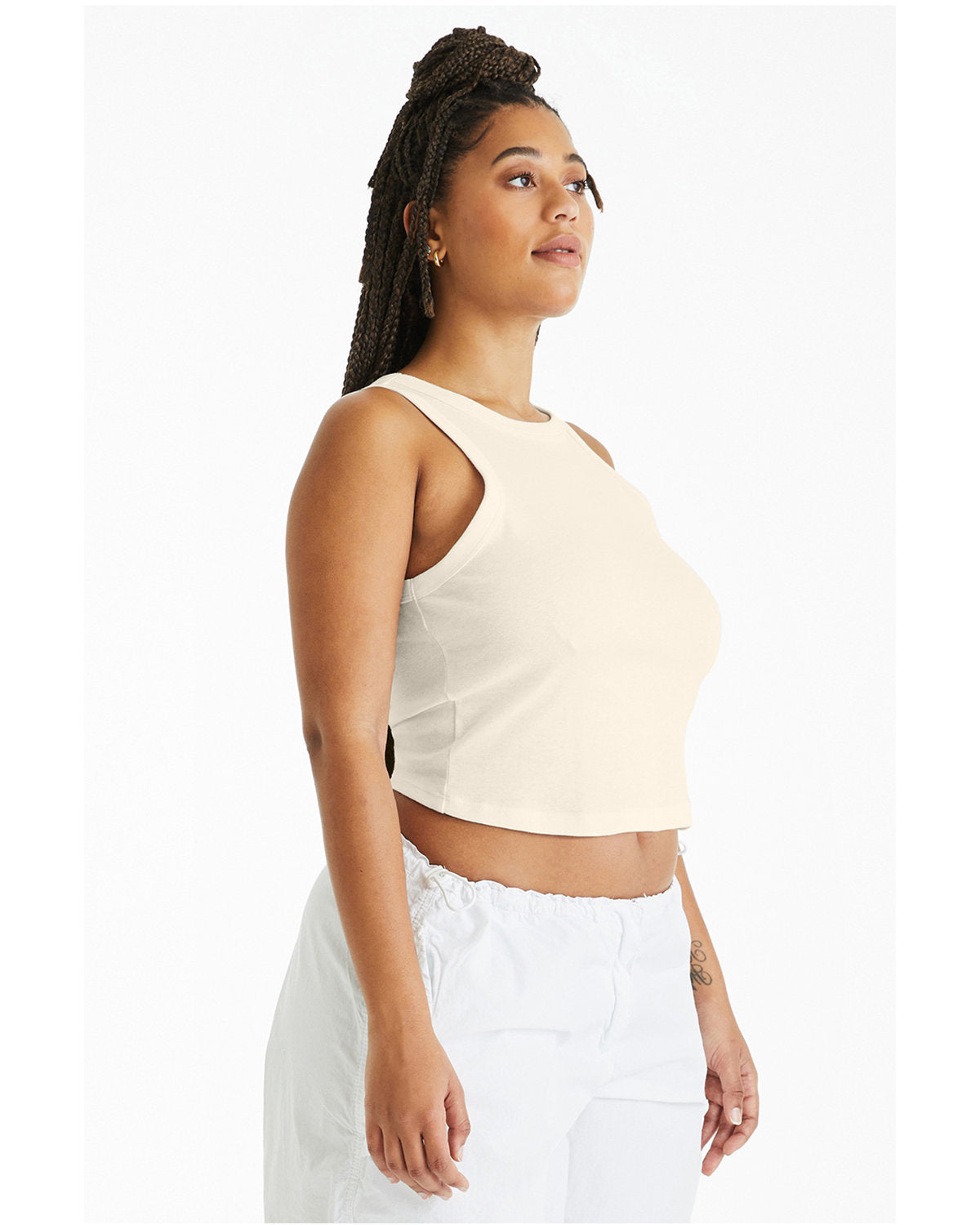 Bella + Canvas 1019 Women's Micro Ribbed Racerback Tank Top - Soft Stretchy Comfort Fit for Yoga, Gym & Casual Wear