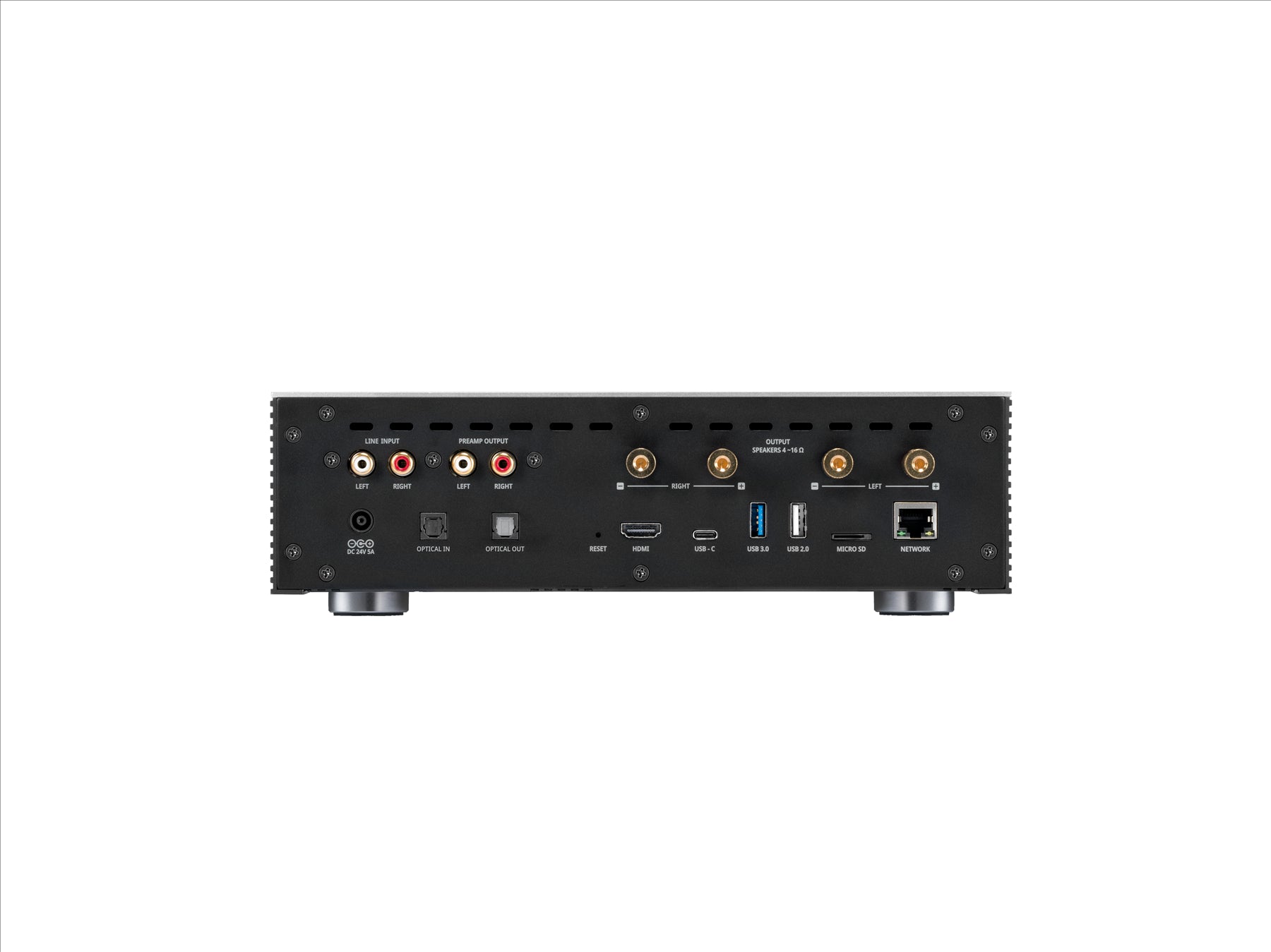 HiFi Rose RS201E High-Fidelity Amplified Media Player & Streamer - Perfect for Home Theater, Audiophile Listening, and Multi-Room Audio Streaming