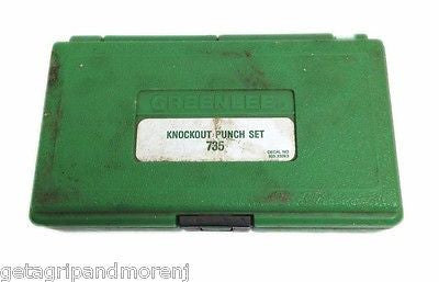 GREENLEE 735BB Knockout Punch Set - Professional Electrical Tool Kit for Conduit & Metal Fabrication | Ideal for Electricians & DIY Projects