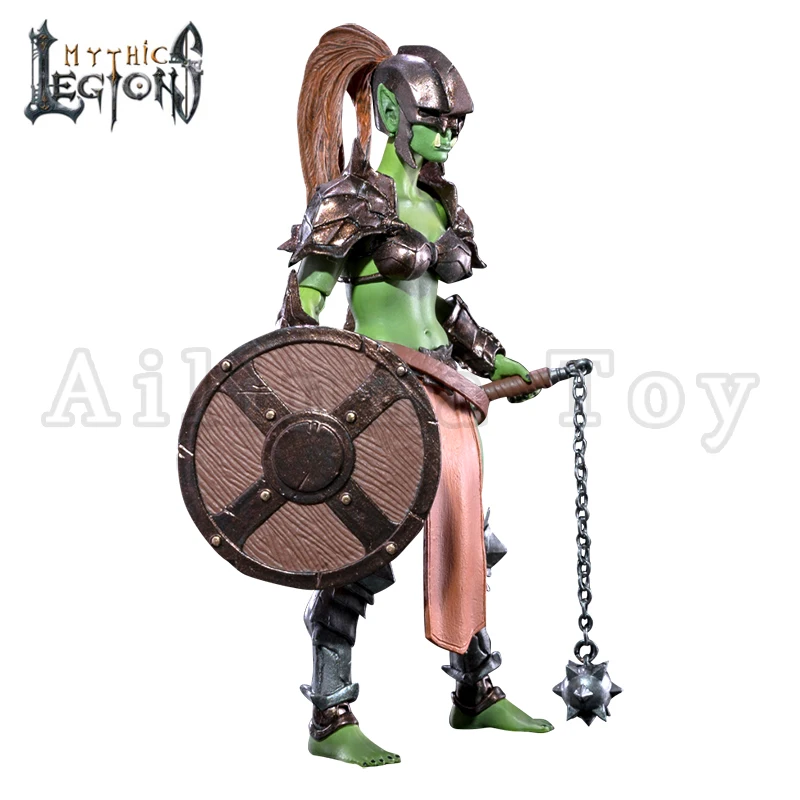 Mythic Legions 1/12 Scale 6-Inch Deluxe Female Orc Action Figure Ver 2.0 - Four Horsemen Studios - Fantasy Collectible for Display & Role-Playing Games
