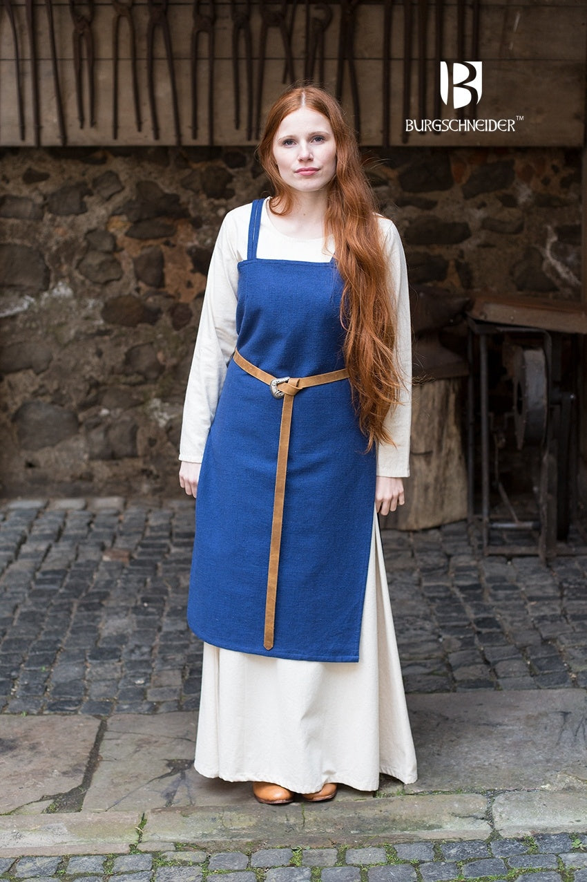 Viking Dress Frida Blue - Medieval Norse Costume for Women | Perfect for Cosplay, Renaissance Fairs & Historical Reenactments