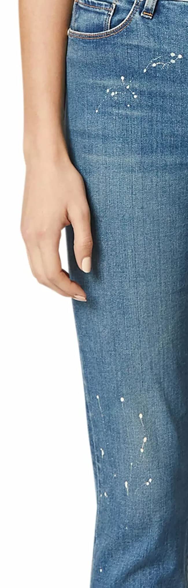 HUDSON Women's Barbara High Rise Cropped Straight Leg Jeans - Stylish & Comfortable Denim for Casual Wear, Work & Everyday Outfits