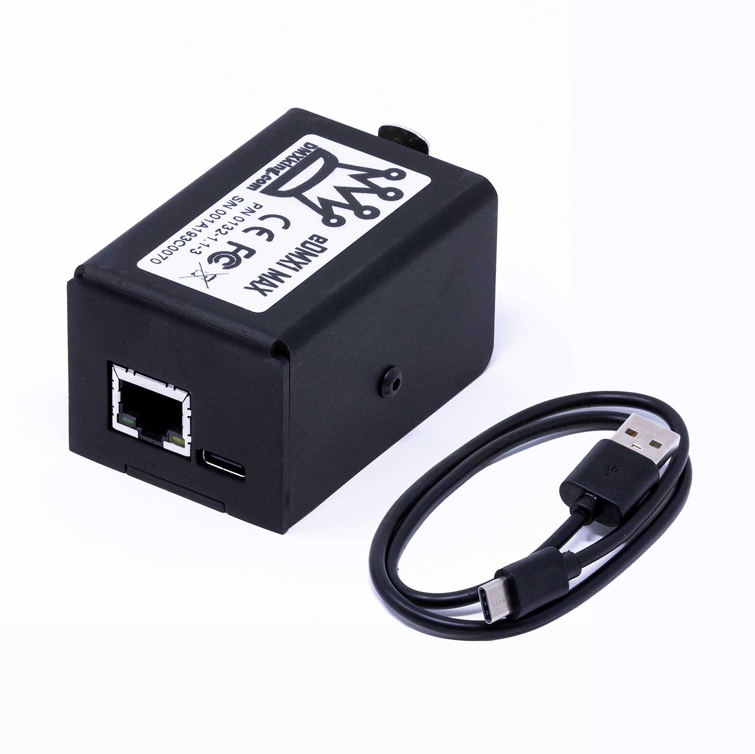 eDMX1 MAX – Ethernet to DMX512 Adapter (3-Pin) for ArtNet & sACN Protocol – Perfect for Stage Lighting, DJ Shows, and Architectural Lighting Control