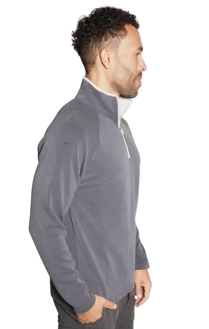 Fundamental Coast Timberwolf 1/2 Zip Fleece Pullover - Warm & Stylish Men's Quarter-Zip Sweatshirt for Outdoor Hiking, Camping & Casual Wear