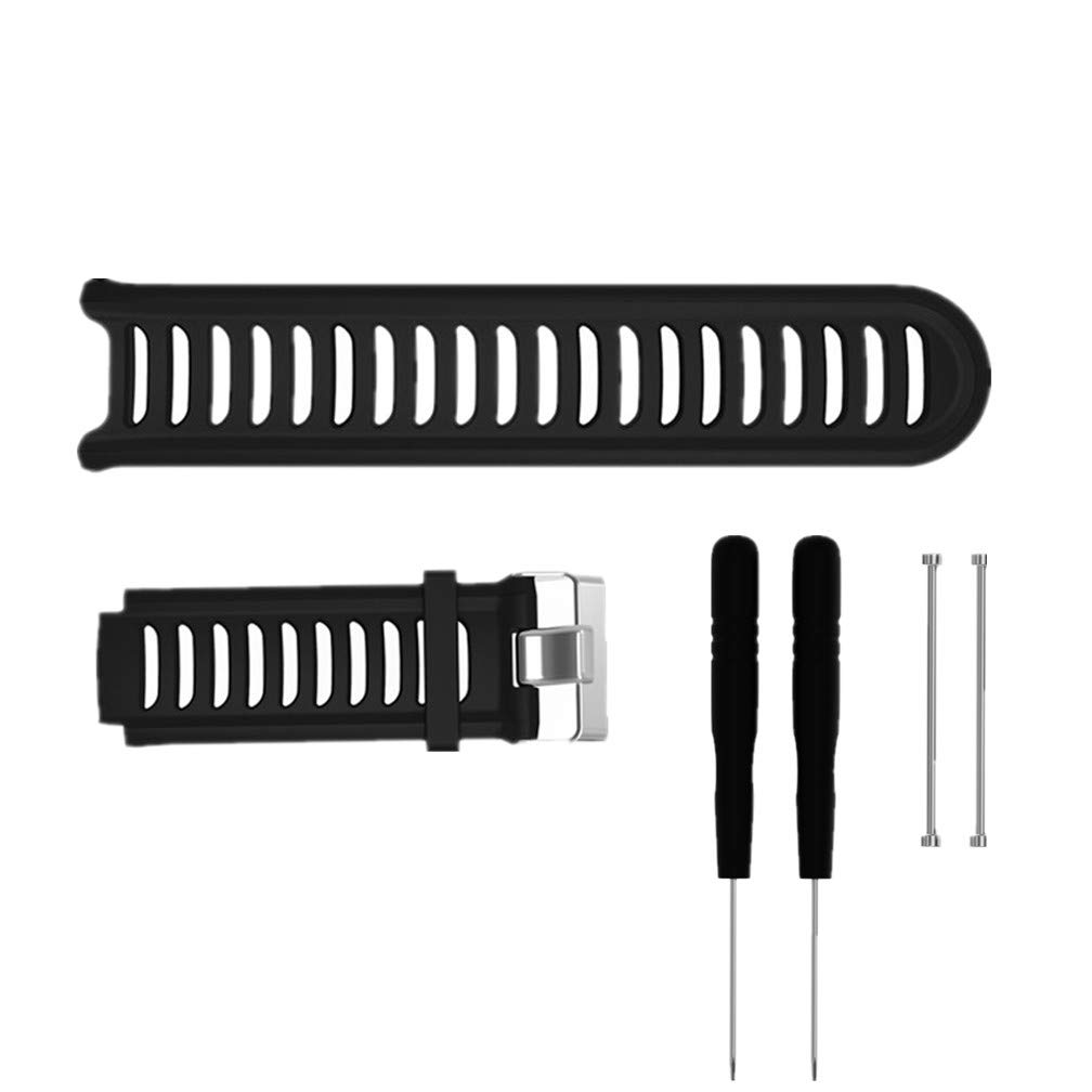 Garmin Forerunner 910XT Silicone Replacement Band - Sport Watch Strap for Outdoor Activities