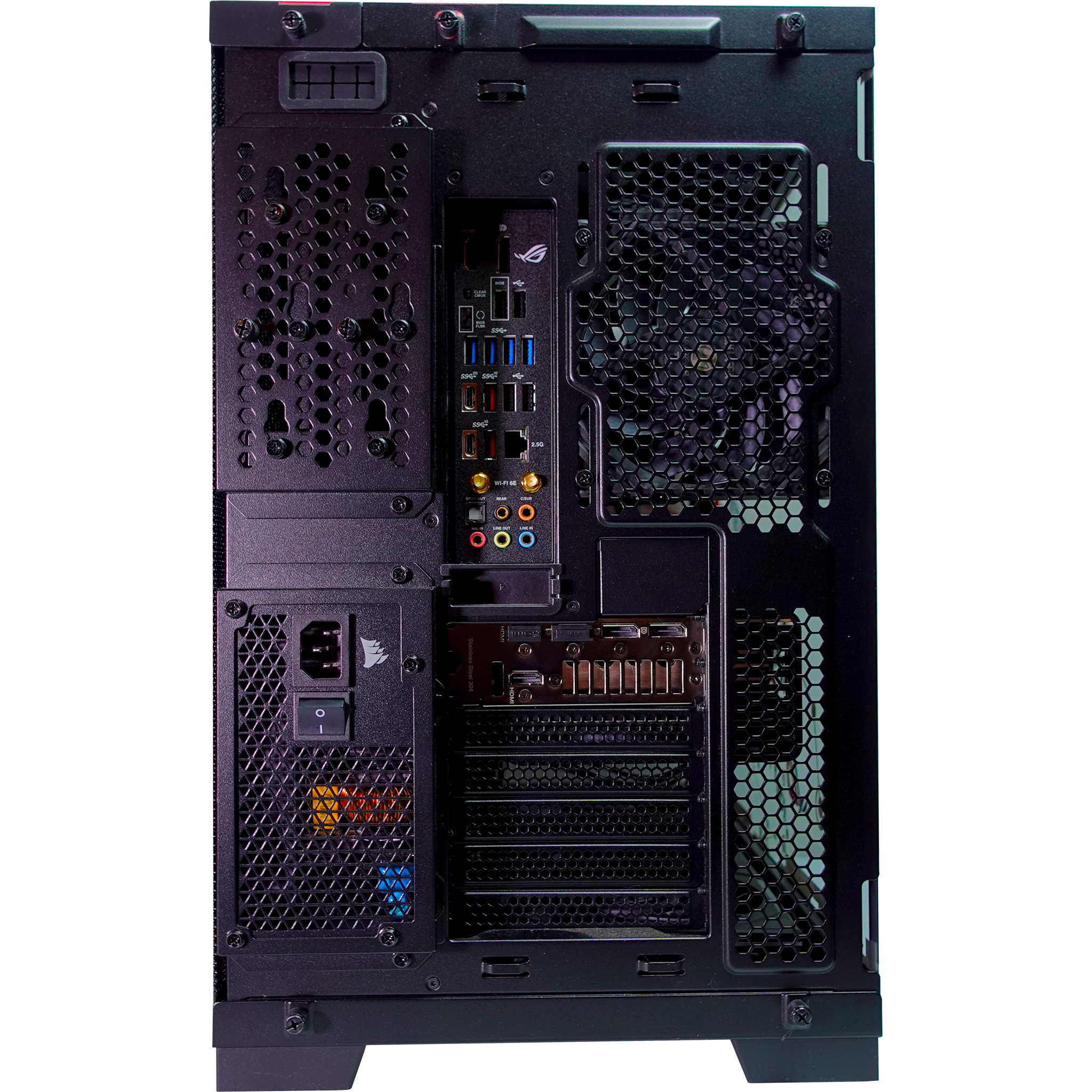 EVO ROG O11D Ultimate PC Case - High Performance Gaming Computer Case for Custom Builds | Perfect for Gaming Rigs, Workstations & Streaming Setups