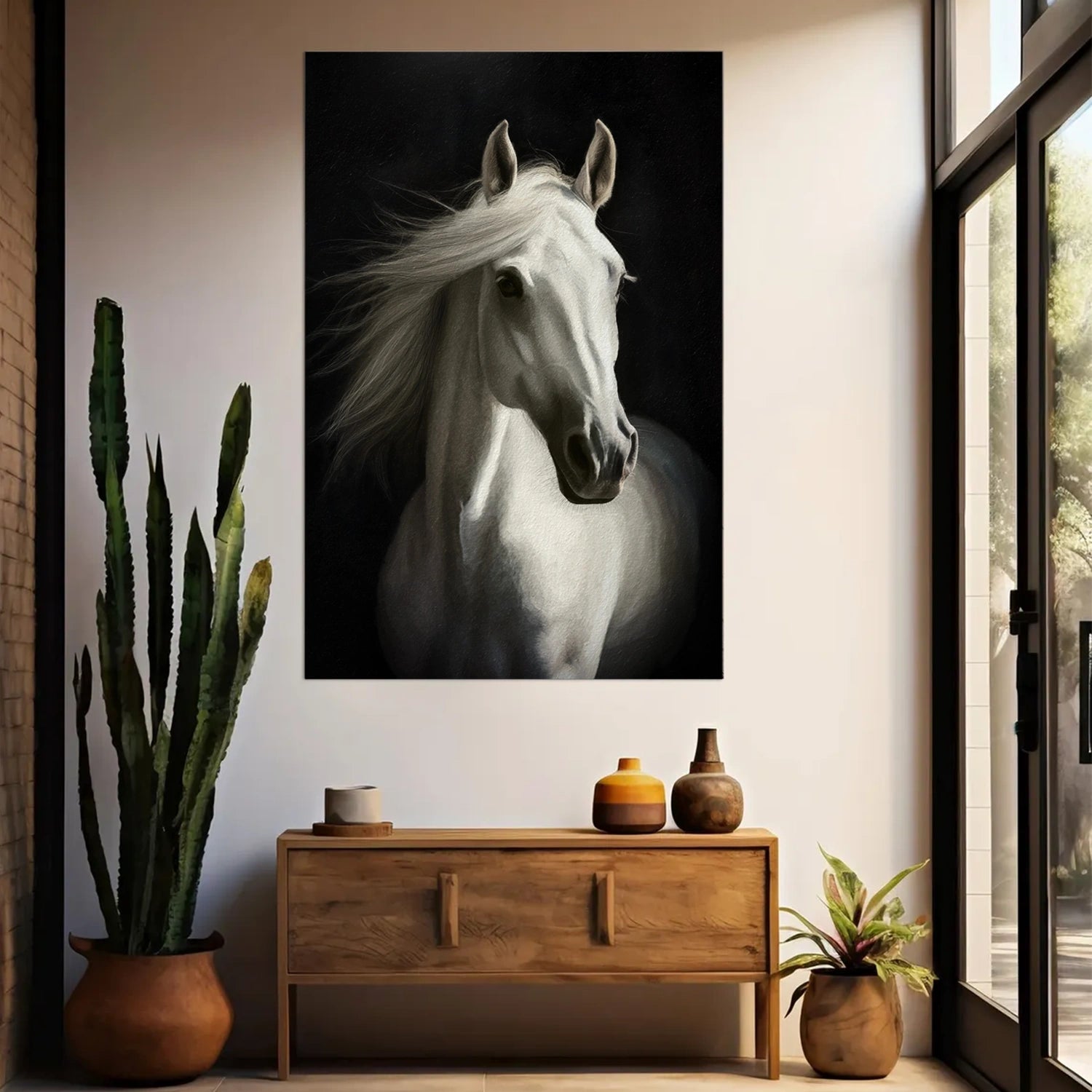 Animal Art Painting #AP108 - Handmade Wildlife Canvas Art for Home & Office Decor | Perfect for Living Room, Bedroom & Office Wall Decor