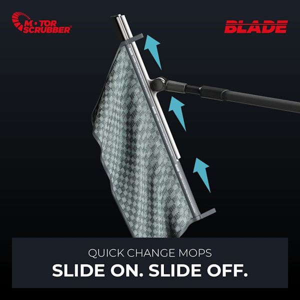 MotorScrubber Blade - The Ultimate Electric Spin Mop System for Floors, Tile & Hardwood - Perfect for Home Cleaning, Kitchen & Bathroom