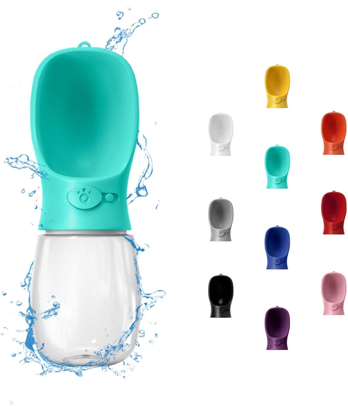 SHRBI Portable Dog Water Bottle with Dispenser & Drinking Bowl - BPA-Free Pet Water Feeder for Outdoor Walking, Hiking, Travel - Ideal for Dogs on the Go, Park Visits, and Road Trips