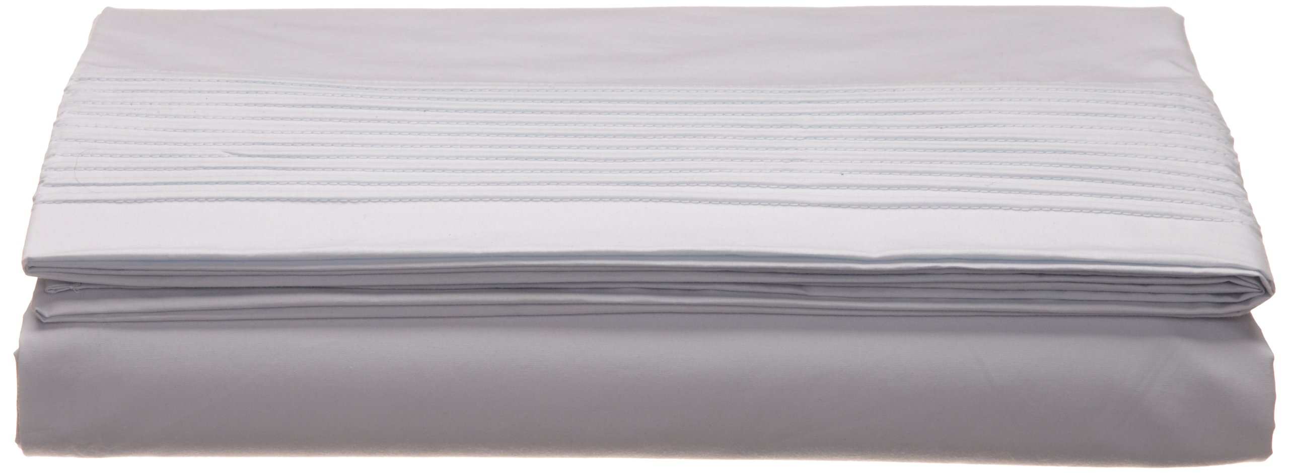 Charisma Madison Flat Sheet Queen Size - Soft & Breathable 100% Cotton Bed Sheet for Comfortable Sleep - Mist Color, Perfect for Home, Hotel, and Guest Room Use