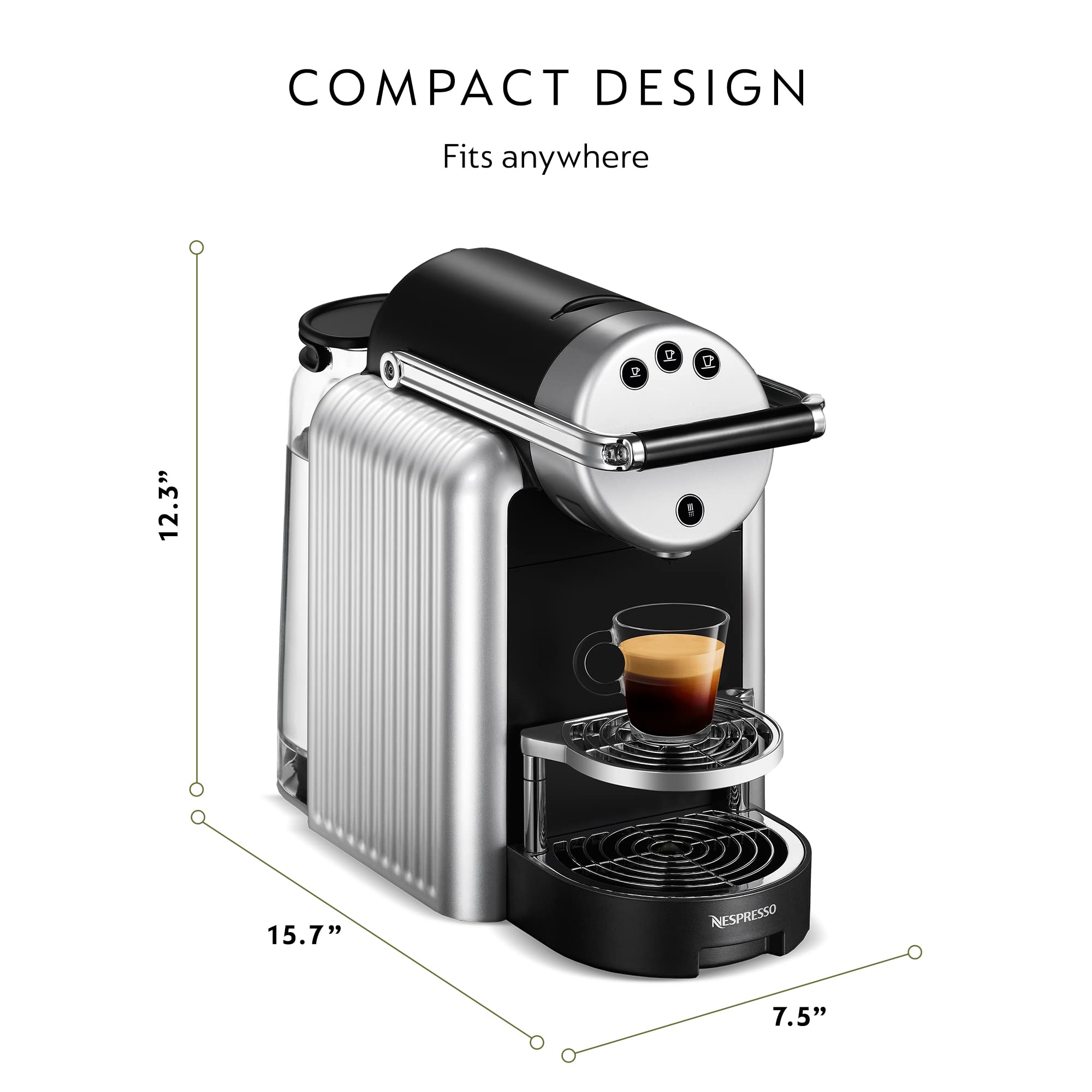 Nespresso Professional Coffee Starter Bundle for Small Businesses - Zenius Espresso Machine, Coffee Sampling Box, Capsule Recycling Bin & Bags | Perfect for Office Break Rooms, Cafés & Home Coffee Stations
