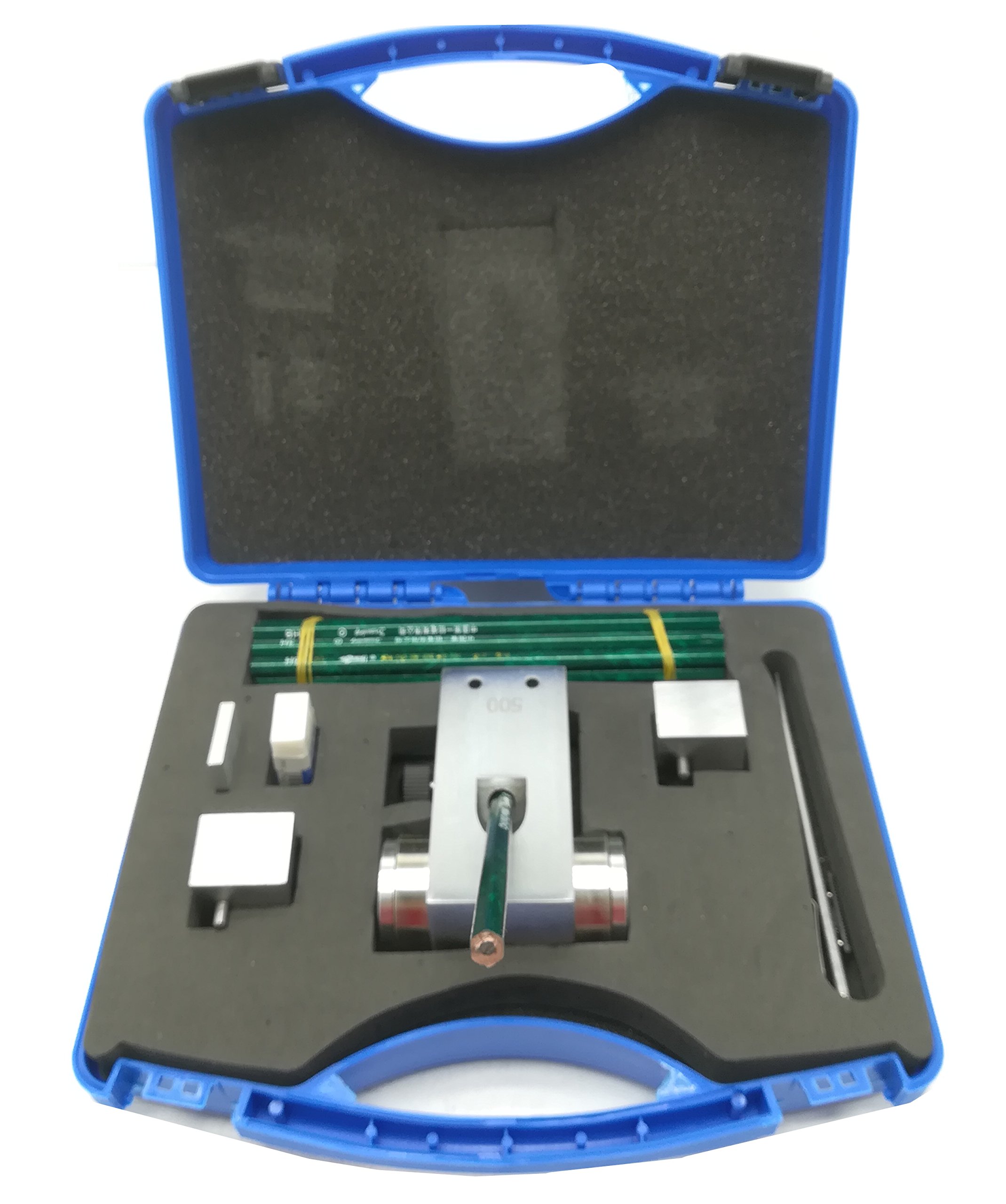 CGOLDENWALL QHQ-A Pencil Hardness Tester Kit - 13 Pencils & 500/750/1000g Weights for Paint, Coating Film Scratch Resistance Testing | Perfect for Automotive, Furniture & Industrial Surface Quality Control