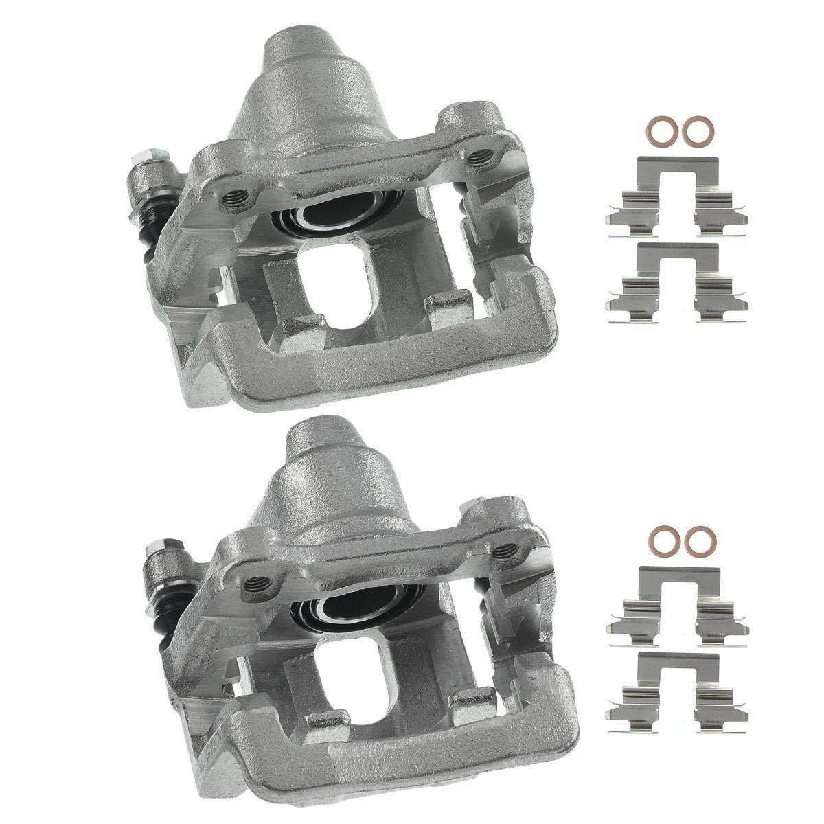 ZPKUNZV 2PCS Brake Caliper with Bracket - Compatible with 2002-2004 Models - Rear Left & Right Replacement - Perfect for Car Repair & Maintenance